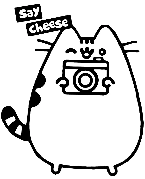 Pusheen Coloring Pages