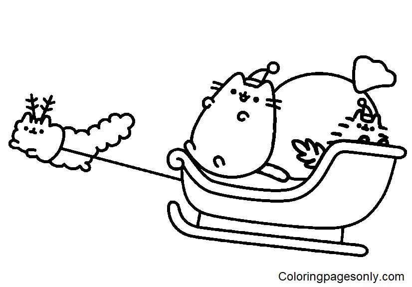 Pusheen Coloring Pages