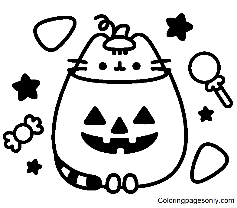 Pusheen Coloring Pages