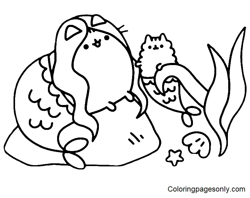 Pusheen Coloring Pages