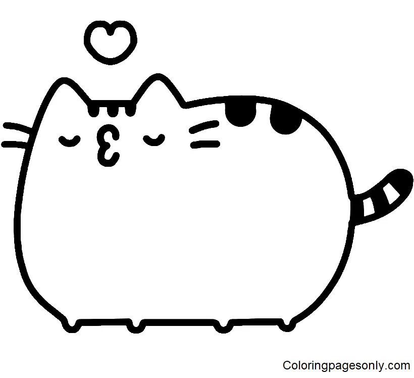 Pusheen Coloring Pages