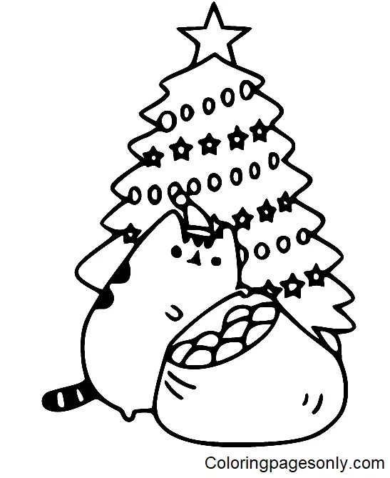 Pusheen Coloring Pages