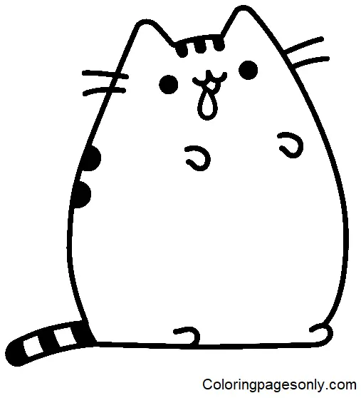 Pusheen Coloring Pages