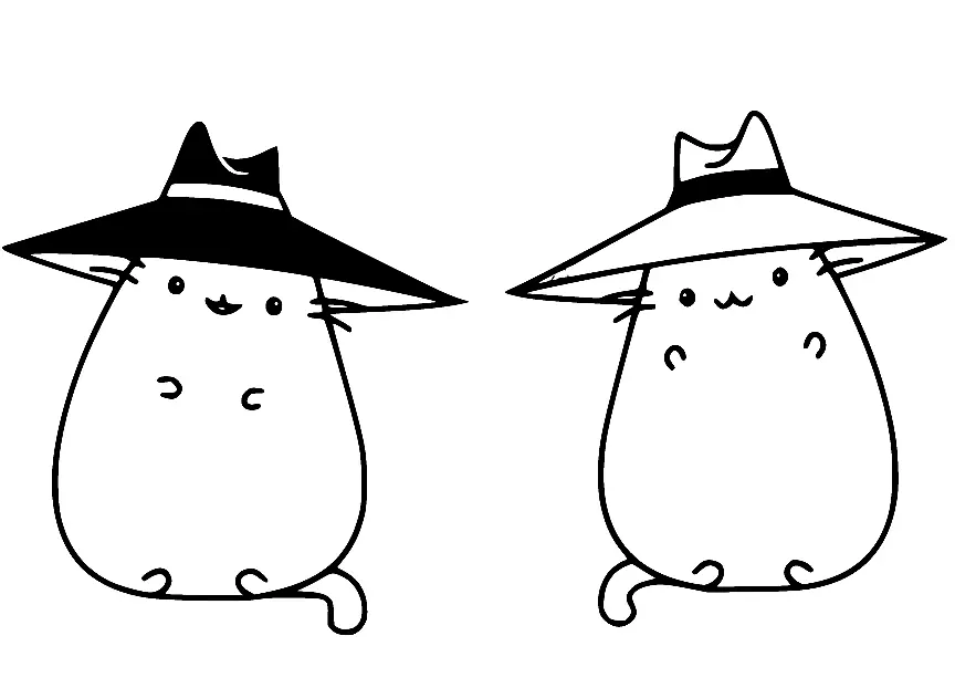 Pusheen Coloring Pages