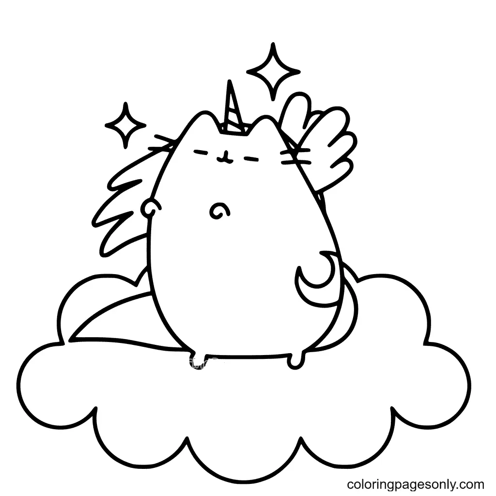 Pusheen Coloring Pages