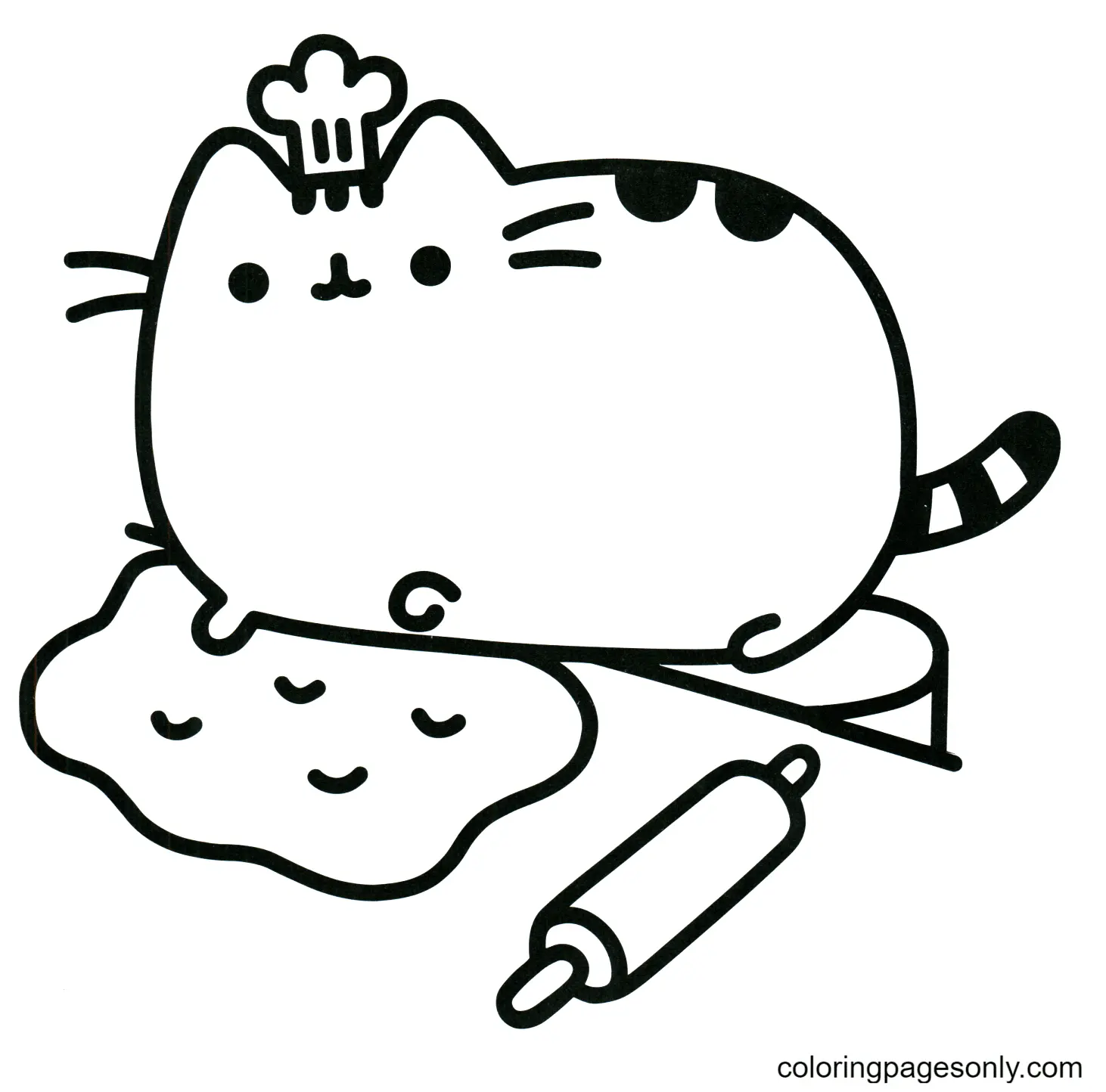 Pusheen Coloring Pages