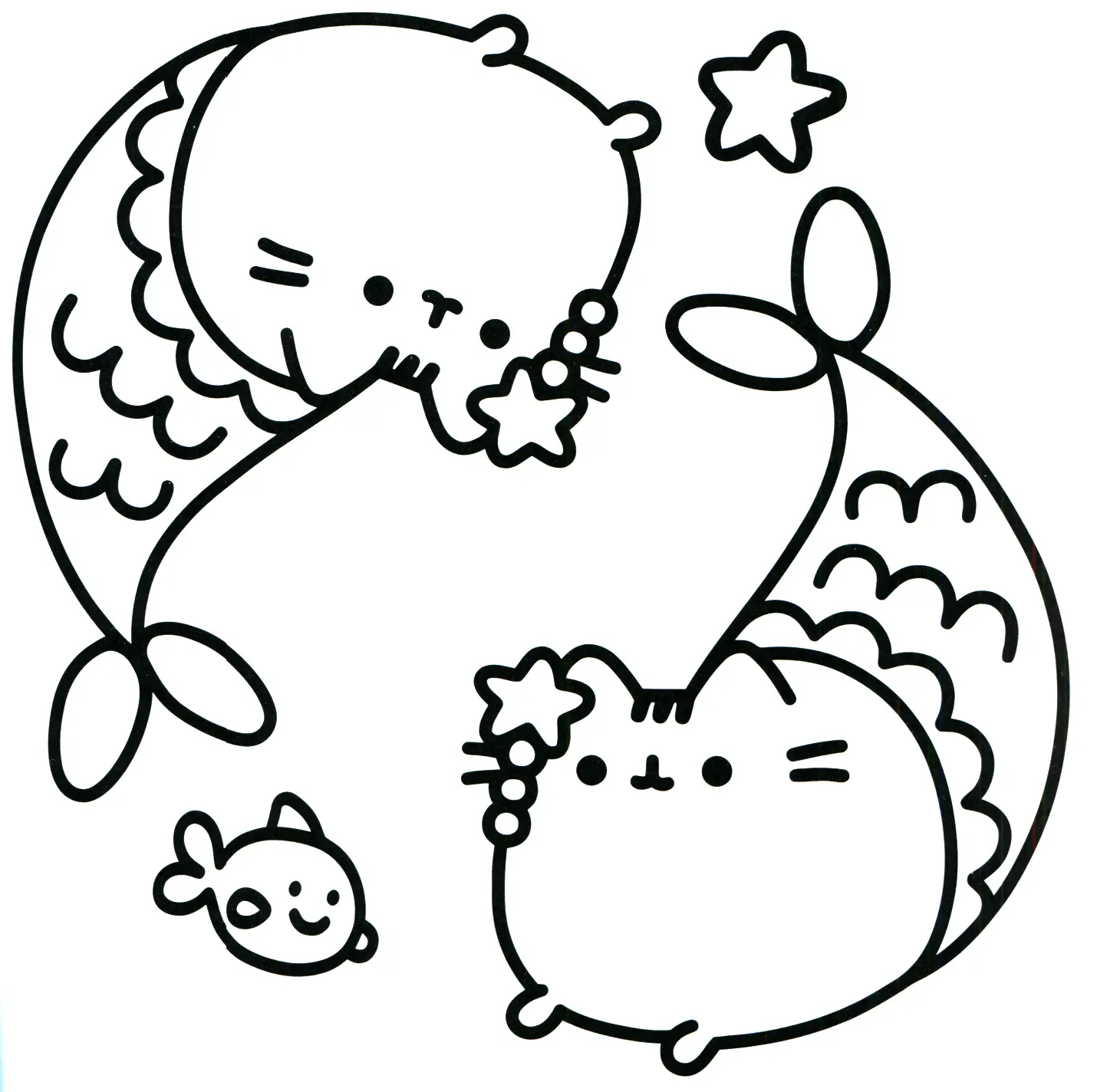 Pusheen Coloring Pages