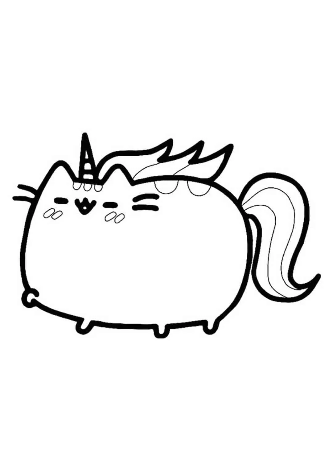 Pusheen Coloring Pages