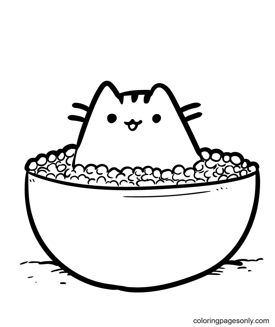 Pusheen Coloring Pages