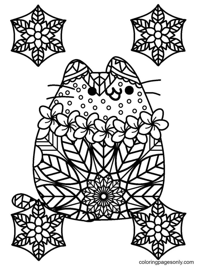 Pusheen Coloring Pages