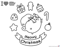 Pusheen Coloring Pages