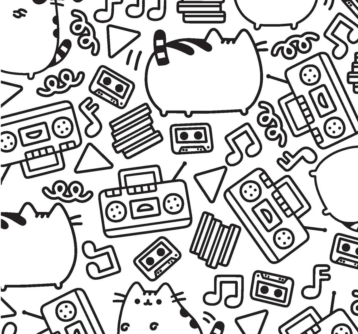 Pusheen Coloring Pages