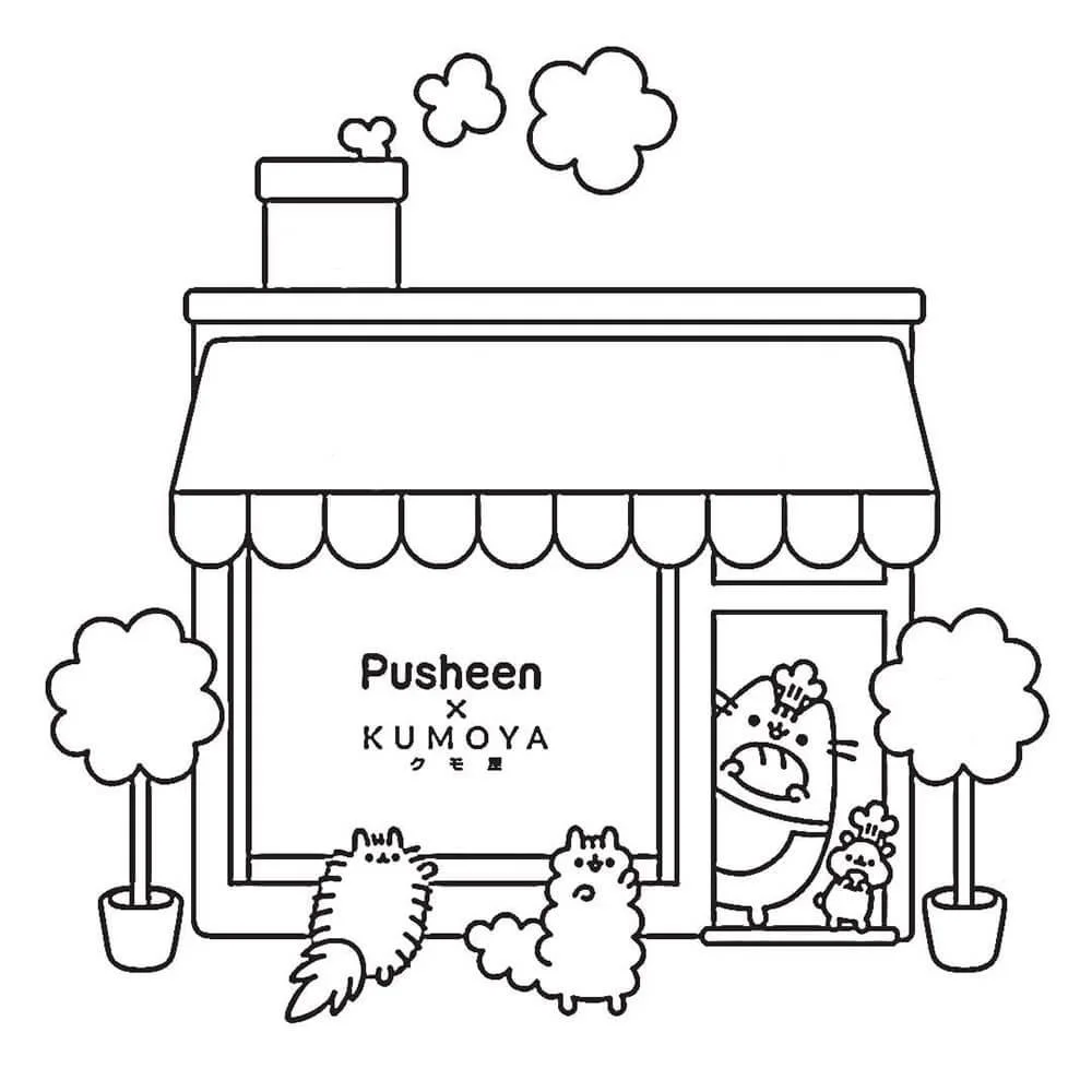 Pusheen Coloring Pages