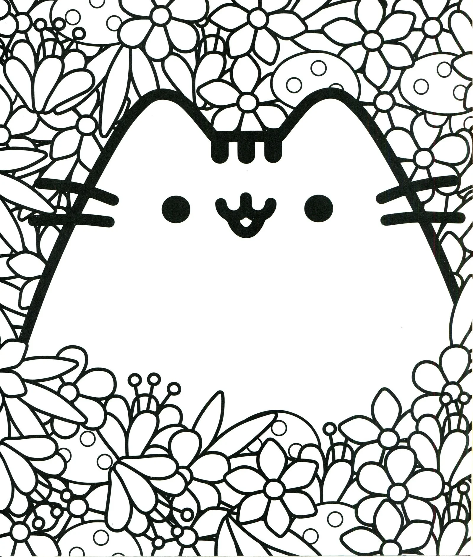 Pusheen Coloring Pages