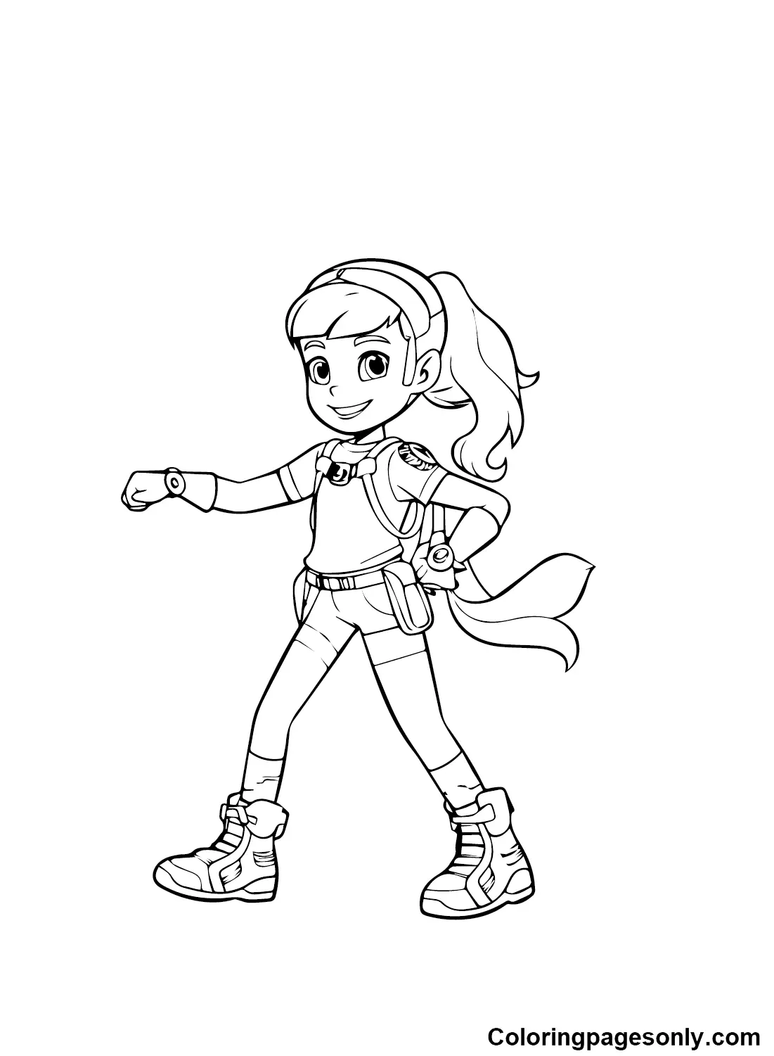 Rainbow Rangers Coloring Pages