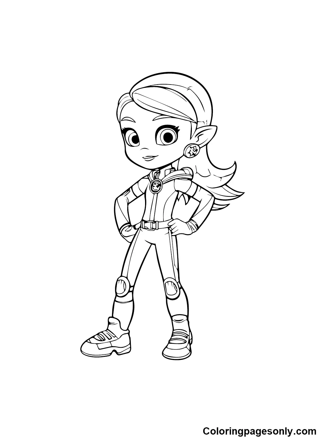 Rainbow Rangers Coloring Pages