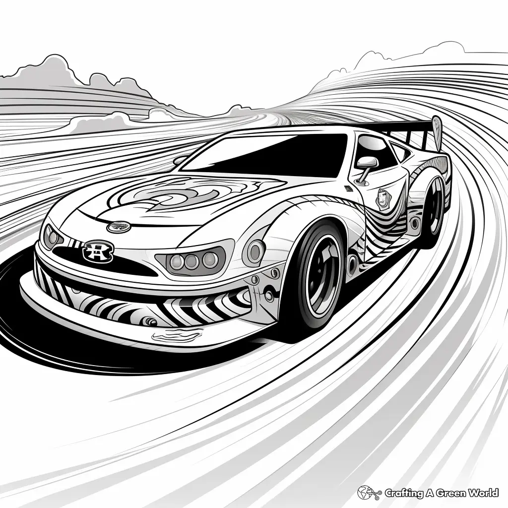 Rally Car Coloring Pages