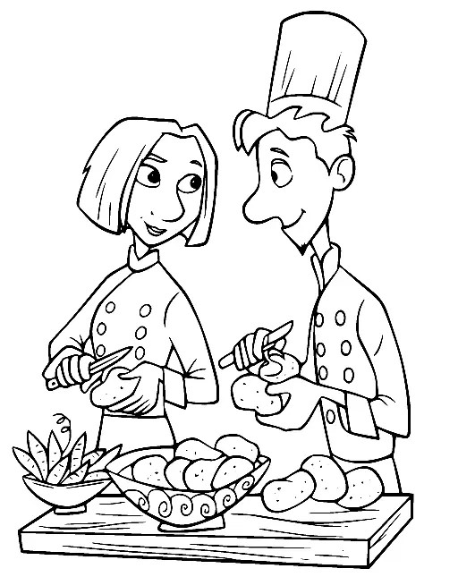 Ratatouille Coloring Pages