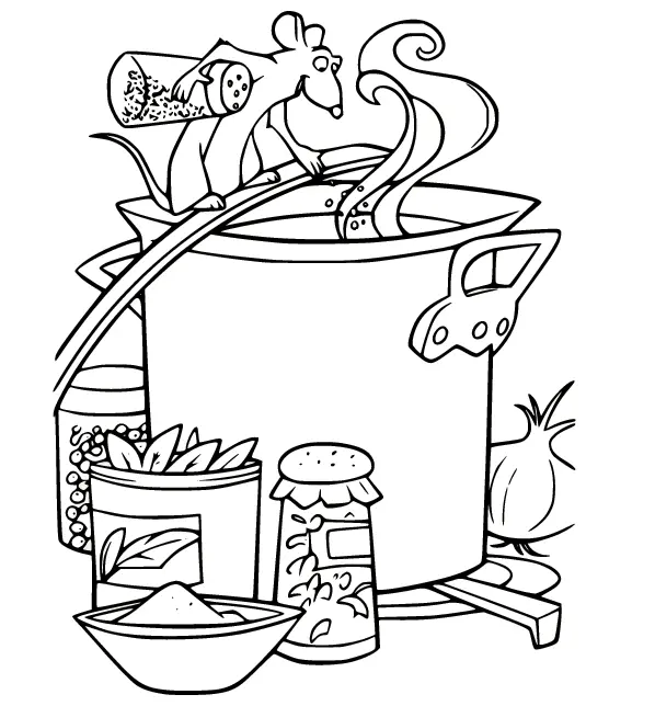 Ratatouille Coloring Pages