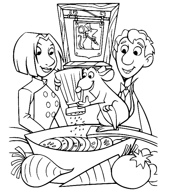 Ratatouille Coloring Pages