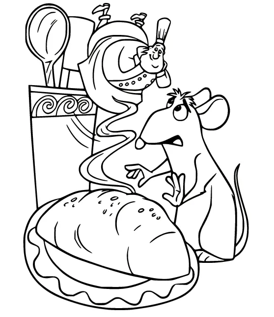 Ratatouille Coloring Pages