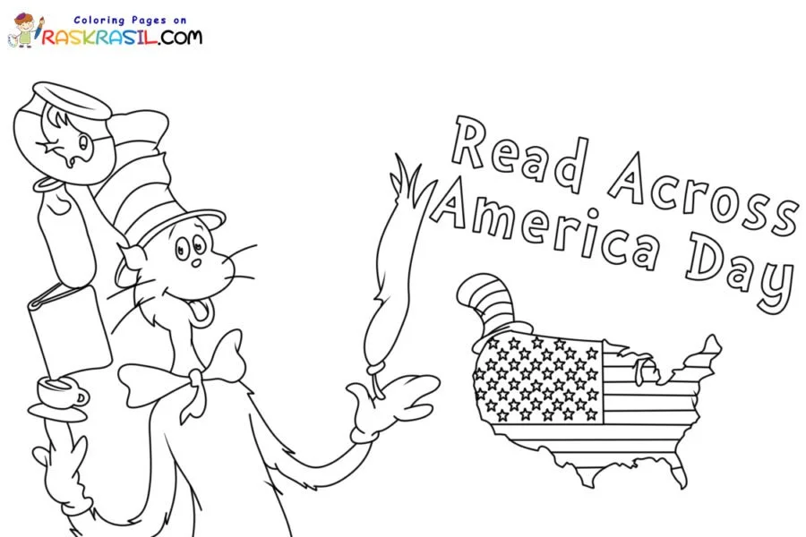 Read Across America Coloring Pages