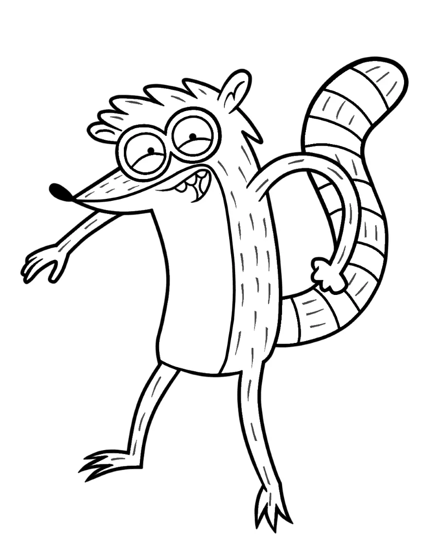 Regular Show Coloring Pages