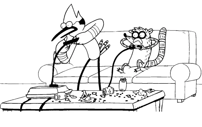 Regular Show Coloring Pages