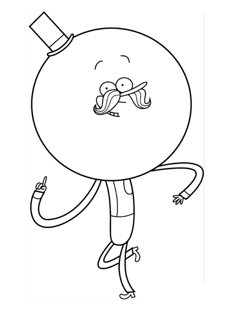 Regular Show Coloring Pages