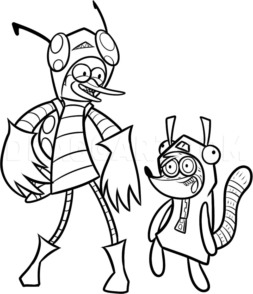 Regular Show Coloring Pages