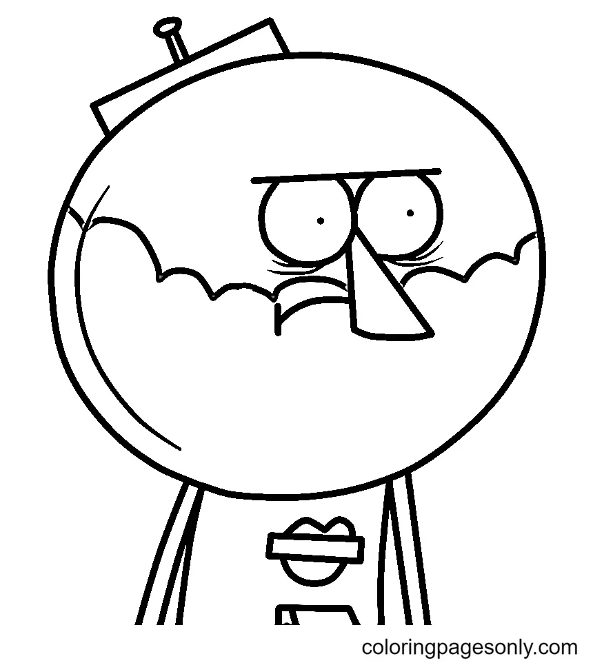 Regular Show Coloring Pages