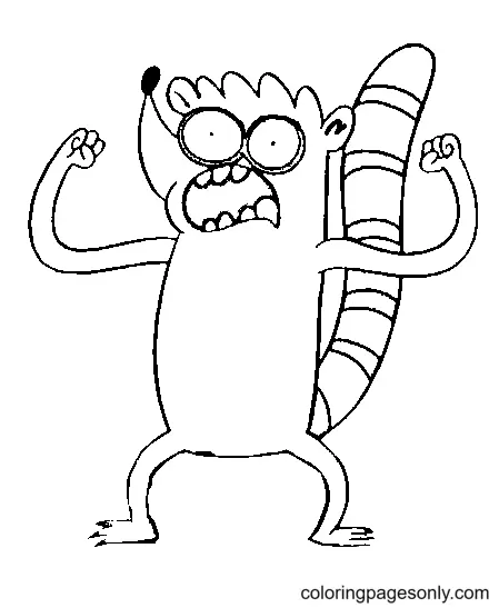 Regular Show Coloring Pages