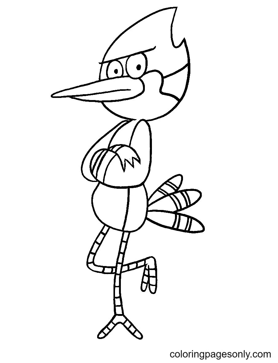 Regular Show Coloring Pages