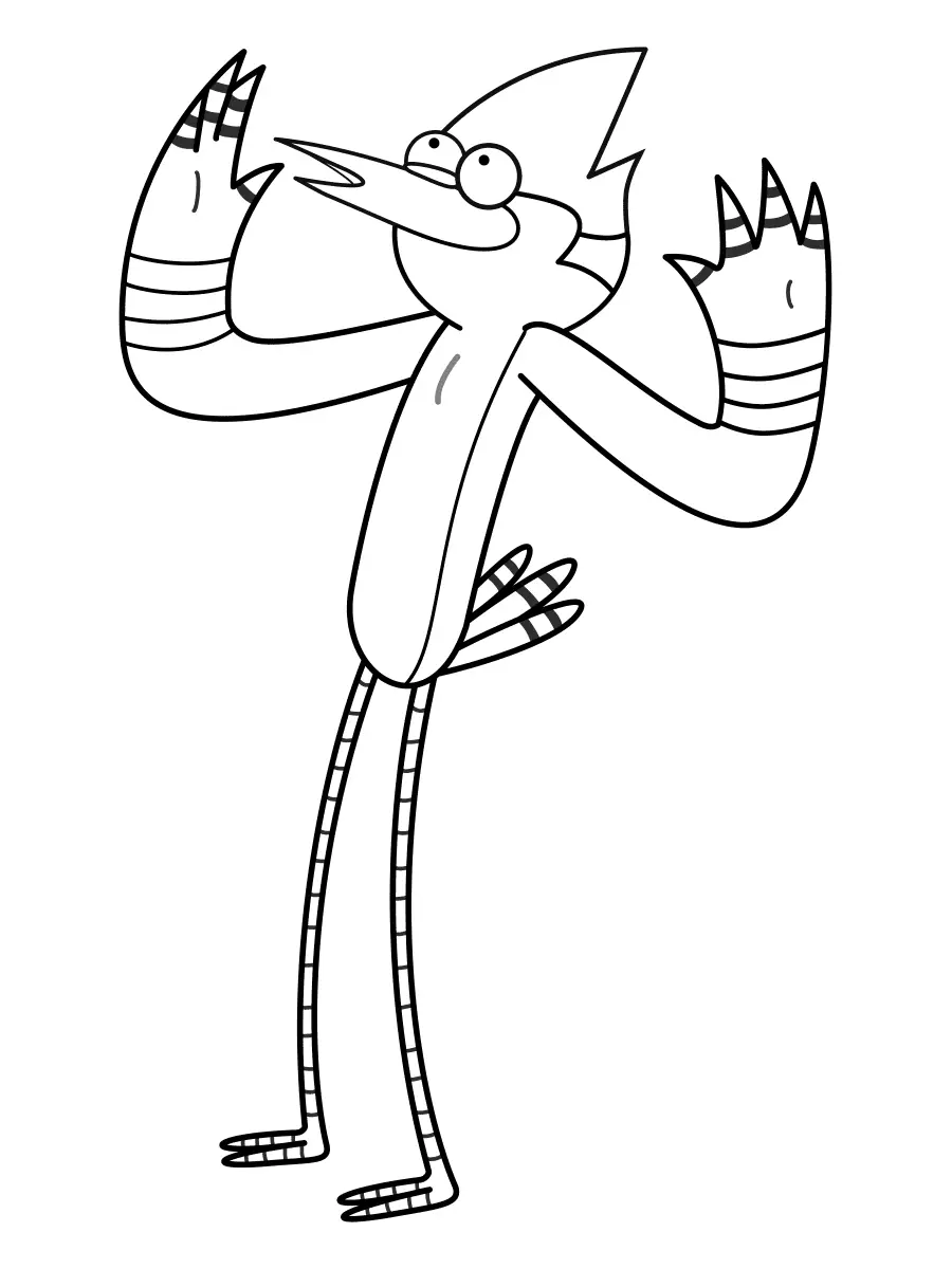 Regular Show Coloring Pages