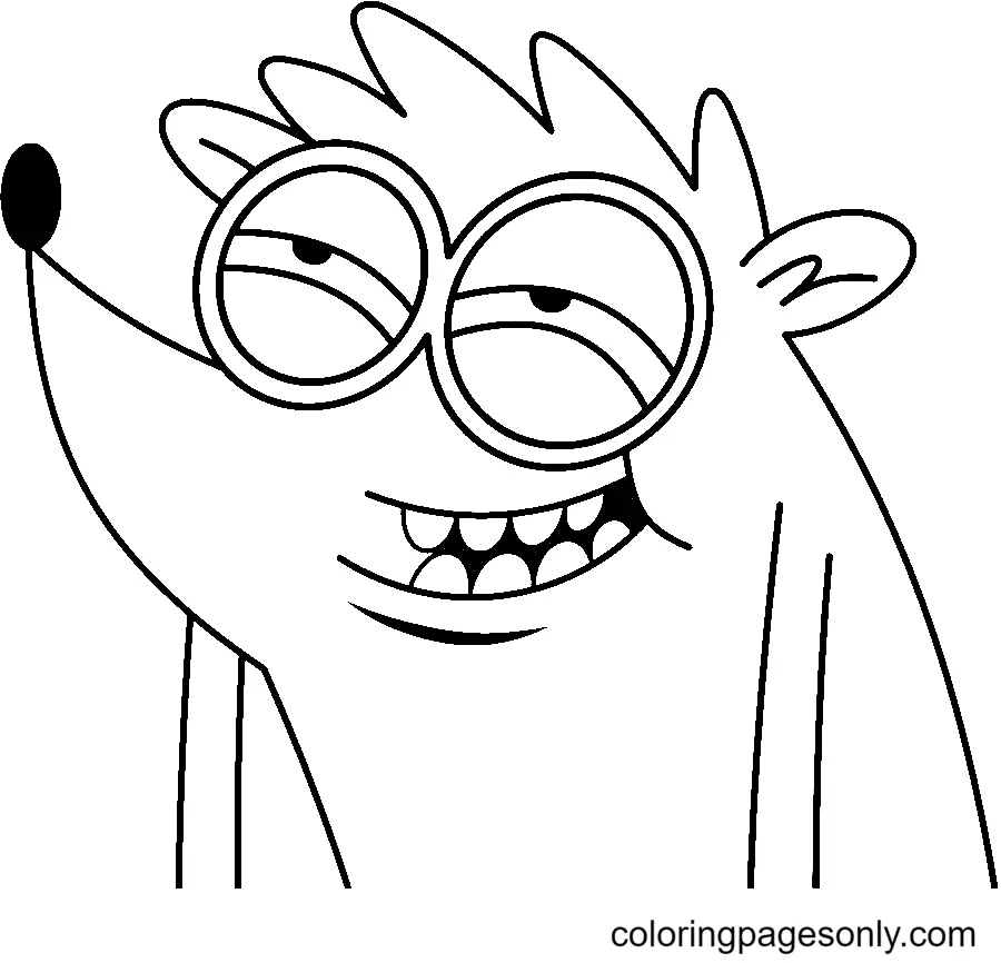 Regular Show Coloring Pages