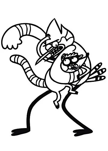 Regular Show Coloring Pages