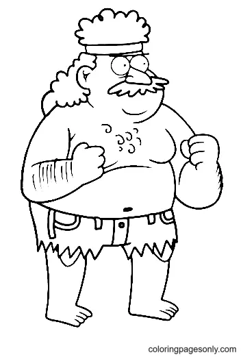 Regular Show Coloring Pages