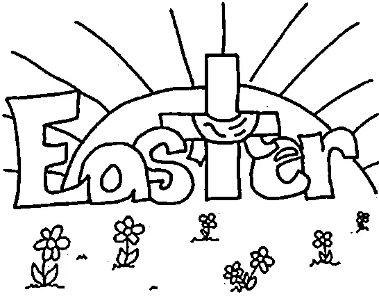 Religious Easter Coloring Pages