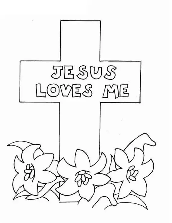 Religious Easter Coloring Pages