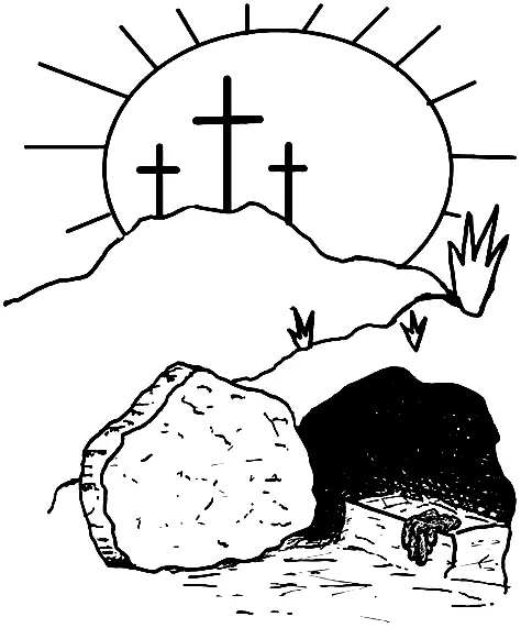 Religious Easter Coloring Pages