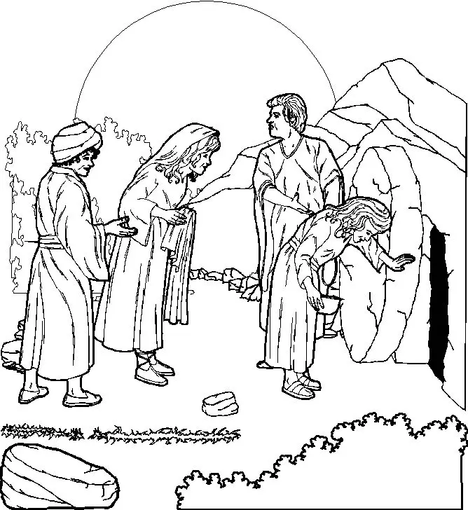 Religious Easter Coloring Pages