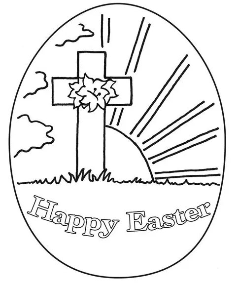 Religious Easter Coloring Pages