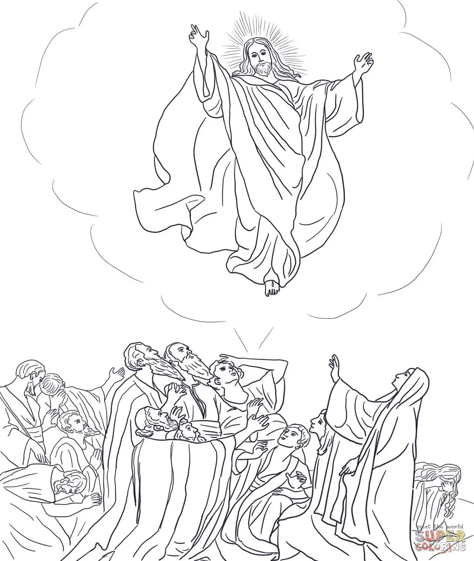 Religious Easter Coloring Pages