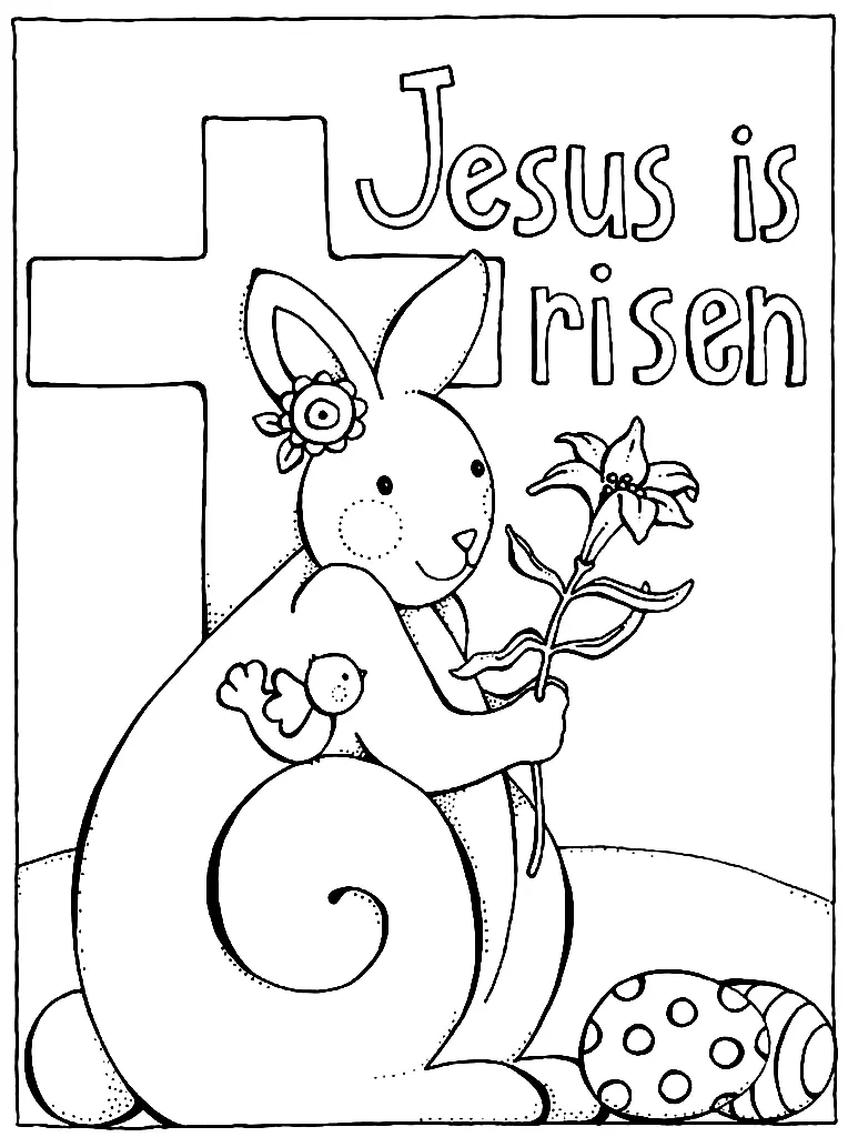 Religious Easter Coloring Pages