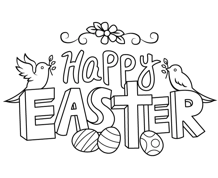 Religious Easter Coloring Pages