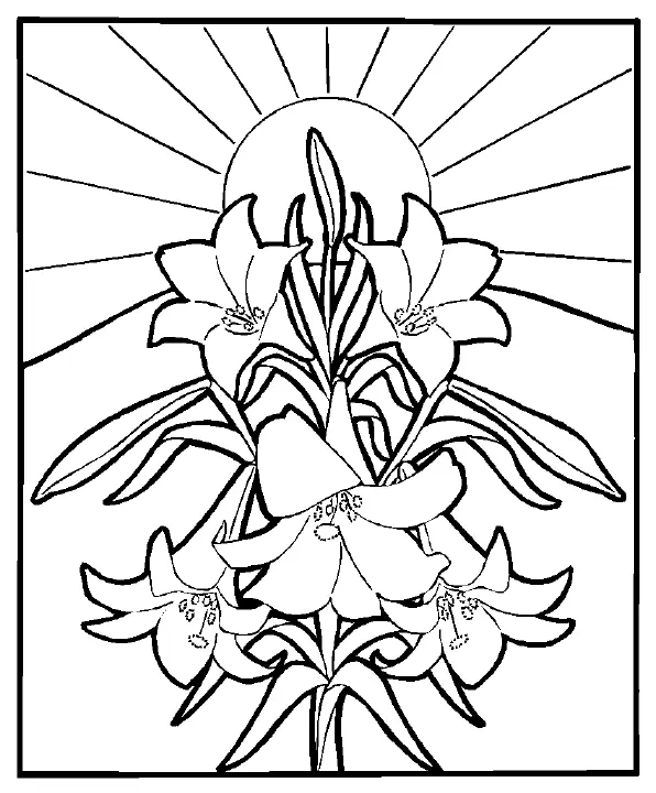 Religious Easter Coloring Pages