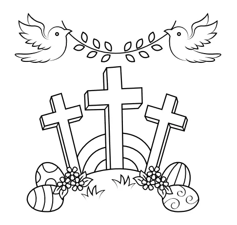 Religious Easter Coloring Pages