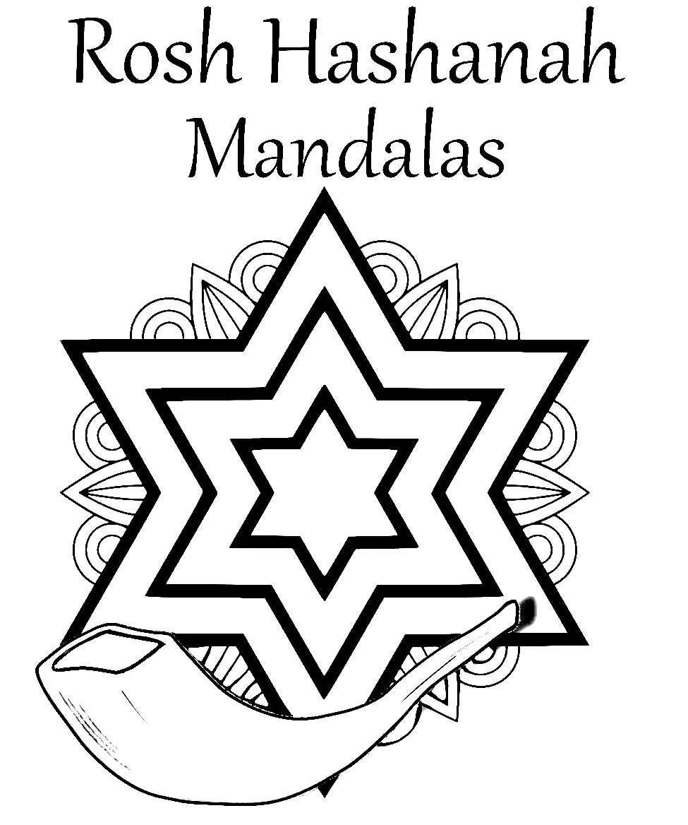 Rosh Hashanah Coloring Pages