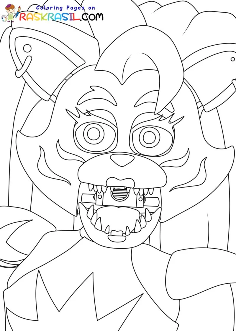 Roxanne Wolf Coloring Pages