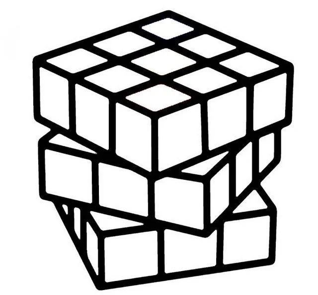 Rubiks Cube Coloring Pages
